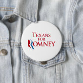 TEXANEN VOOR ROMNEY.png Ronde Button 4,0 Cm (In situ)
