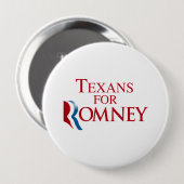TEXANEN VOOR ROMNEY.png Ronde Button 4,0 Cm (Voorkant /achterkant)