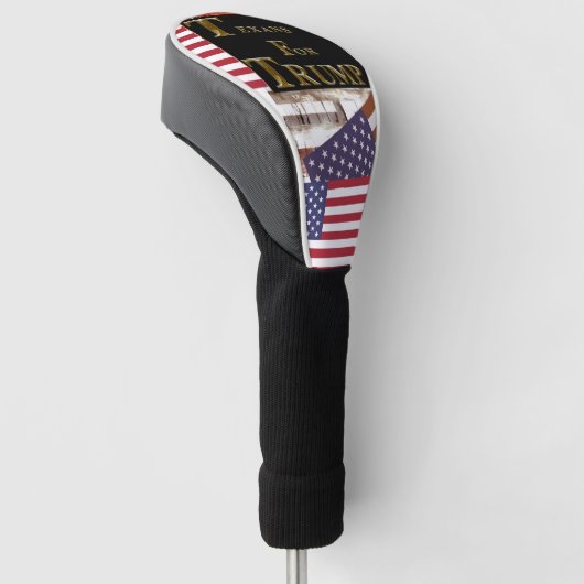 TEXANEN VOOR TRUMP GOLFHEADCOVER (Schuin)