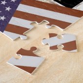 TEXANEN VOOR TRUMP LEGPUZZEL (Zijkant)