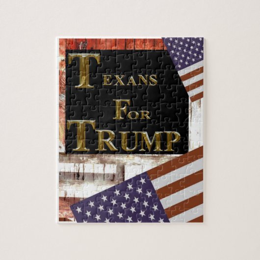 TEXANEN VOOR TRUMP LEGPUZZEL (Verticaal)