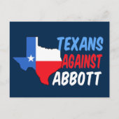 Texans against Greg Abbott Briefkaart (Voorkant)
