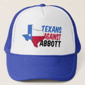 Texans Against Greg Abbott for Governor Democraat Trucker Pet (Voorkant)