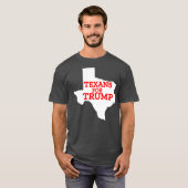 Texans For Trump ReElection American Texas 2020 T-shirt (Voorkant volledig)