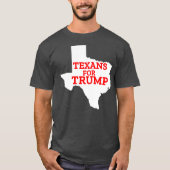 Texans For Trump ReElection American Texas 2020 T-shirt (Voorkant)