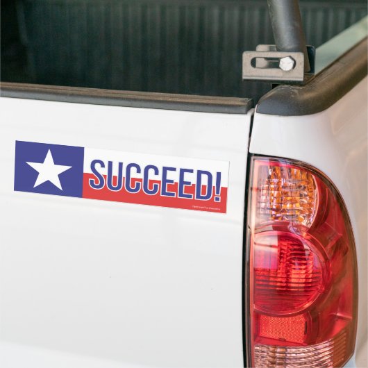 Texans gelukt! bumpersticker (Op Truck)