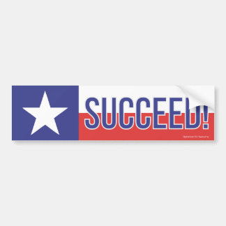 Texans gelukt! bumpersticker