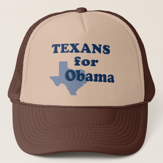 Texans voor Obama Trucker Pet (Voorkant)