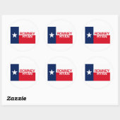TEXANS VOOR ROMNEY RYAN.png Ronde Sticker (Vel)