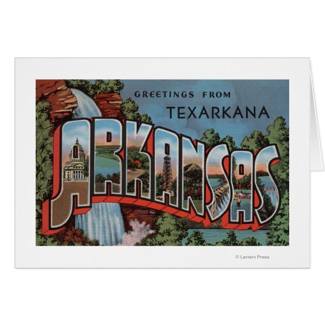 Texarkana, Arkansas (Watervalscène) (Voorkant Horizontaal)