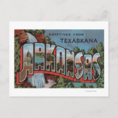 Texarkana, Arkansas (Watervalscène) Briefkaart (Voorkant)