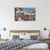 Texarkana, Arkansas (Watervalscène) Canvas Afdruk (Insitu (Slaapkamer))