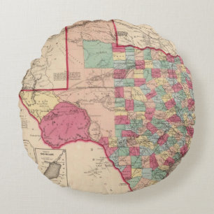 Texas 10 rond kussen
