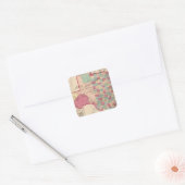 Texas 10 vierkante sticker (Envelop)