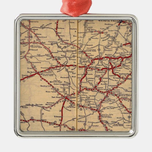 Texas 11 metalen ornament (Voorkant)