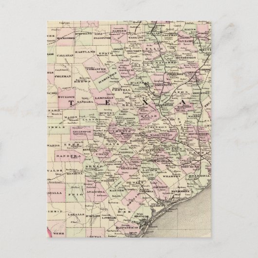 Texas 12 briefkaart (Voorkant)