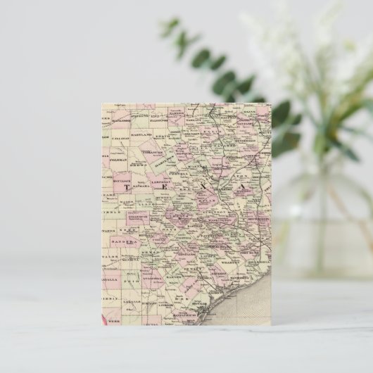 Texas 12 briefkaart (Staand voorkant)