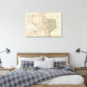 Texas 12 canvas afdruk (Insitu (Slaapkamer))