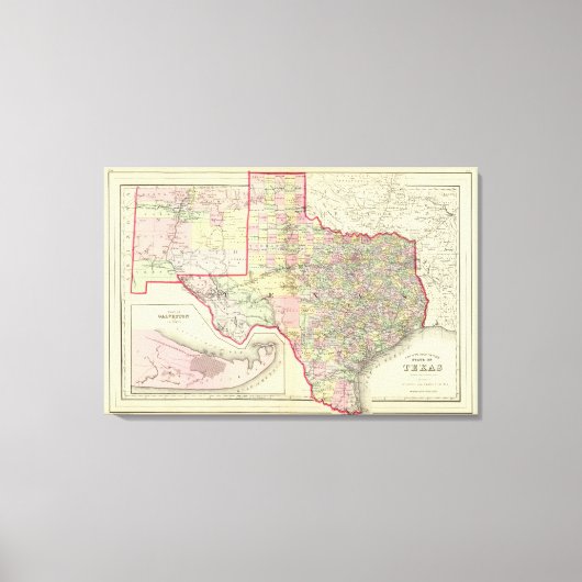 Texas 12 canvas afdruk (Voorkant)