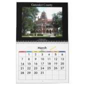 Texas 12 County Courthouse Wall Calendar Kalender (Mar 2027)