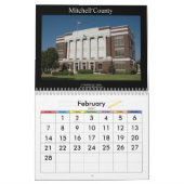 Texas 12 County Courthouse Wall Calendar Kalender (Feb 2027)