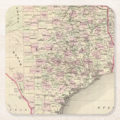 Texas 12 kartonnen onderzetters (Voorkant)