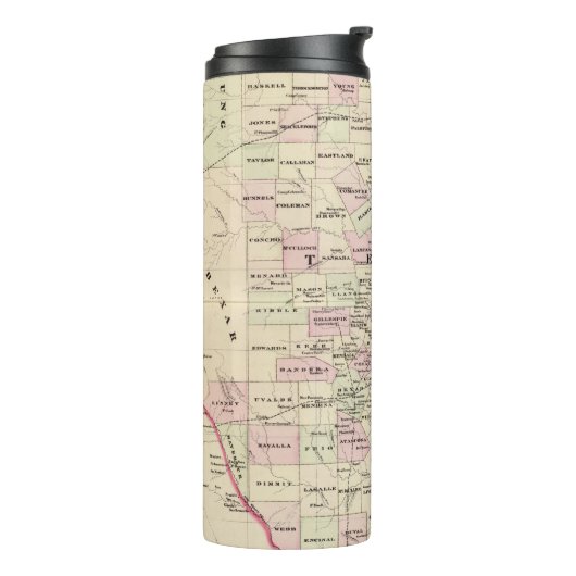 Texas 12 thermosbeker (Gedraaid links)