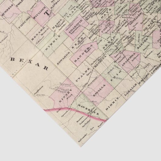 Texas 12 tissuepapier (Detail)