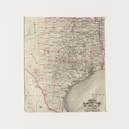 Texas 12 wandkleed (Voorkant)