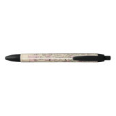 Texas 12 zwarte inkt pen (Achterkant)