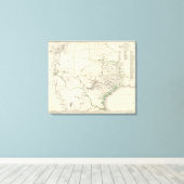 Texas 14 canvas afdruk (Insitu (Houten vloer))