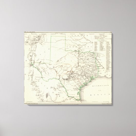 Texas 14 canvas afdruk (Voorkant)