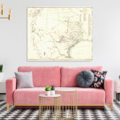Texas 14 canvas afdruk (Insitu (Woonkamer))