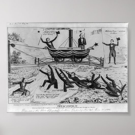 Texas, 1844 poster (Voorkant)