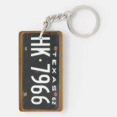 Texas 1962 License Bord Sleutelhanger (achterkant)