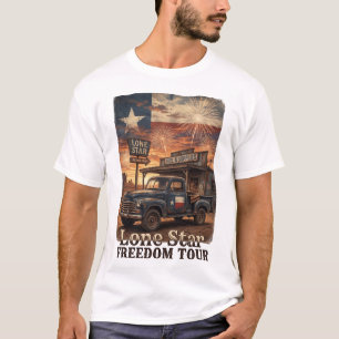 Texas 250 Lone Star Freedom Tour Vintage Cowboy. T-shirt