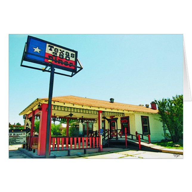 Texas 290 Diner, Johnson City, TX (Voorkant Horizontaal)