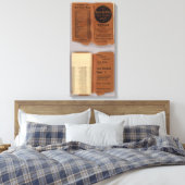 Texas 2 canvas afdruk (Insitu (Slaapkamer))