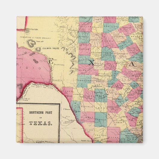 Texas 2 magneet (Voorkant)