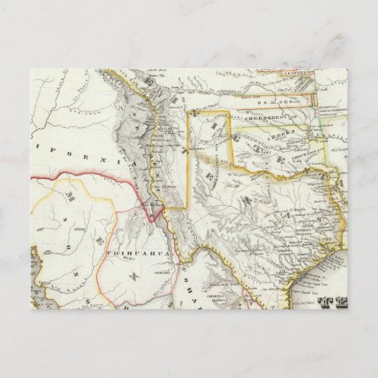 Texas 3 briefkaart (Voorkant)
