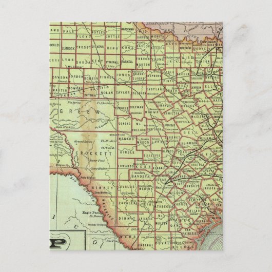 Texas 3 briefkaart (Voorkant)