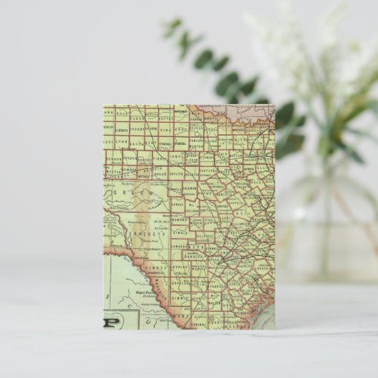 Texas 3 briefkaart (Staand voorkant)