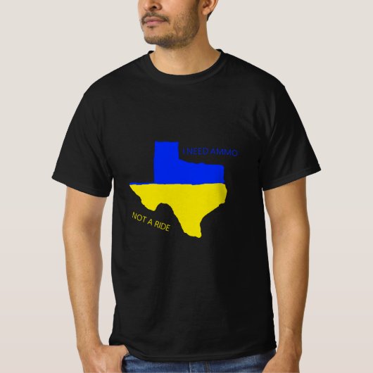 Texas <3 Oekraïne T-shirt (Voorkant)