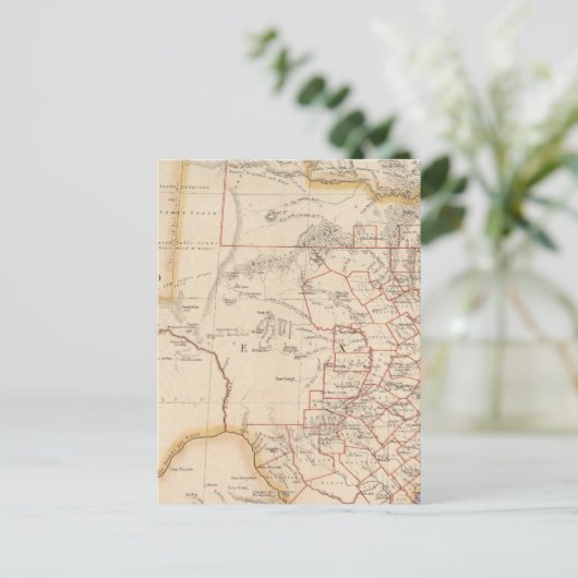 Texas 4 briefkaart (Staand voorkant)