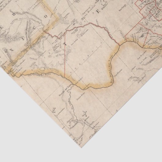 Texas 4 tissuepapier (Detail)