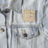 Texas 4 vierkante button 5,1 cm (In situ)