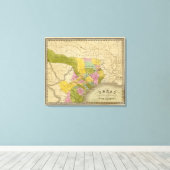 Texas 5 canvas afdruk (Insitu (Houten vloer))