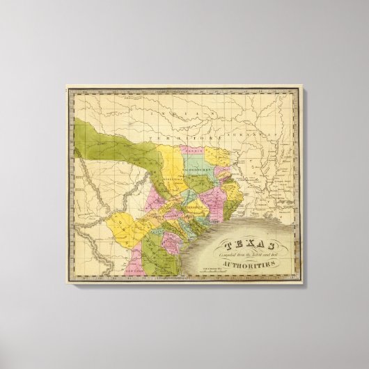 Texas 5 canvas afdruk (Voorkant)