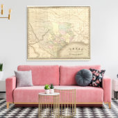 Texas 6 canvas afdruk (Insitu (Woonkamer))