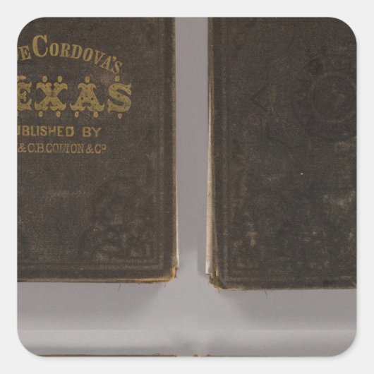 Texas 6 vierkante sticker (Voorkant)